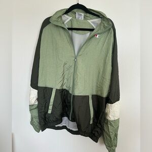 Champion Men Woven Track Jacket Green